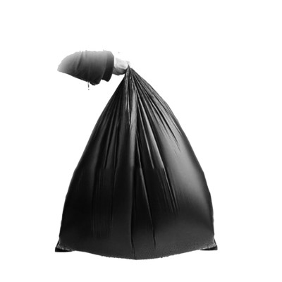 hdpe 100 custom made biodegradable black printed plastic garbage bag trash bag